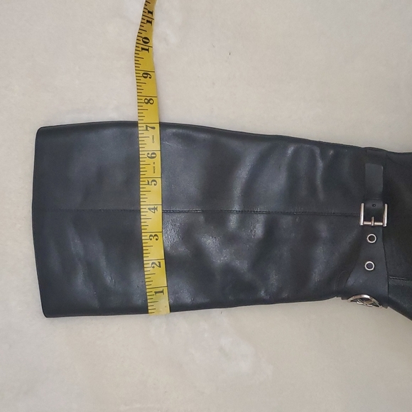 Michael Kors Leather Round Toe Knee High Boots Size 8 - Picture 16 of 16